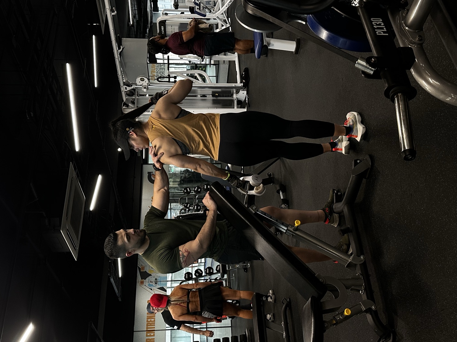 Sesión con alumno MuscleFit