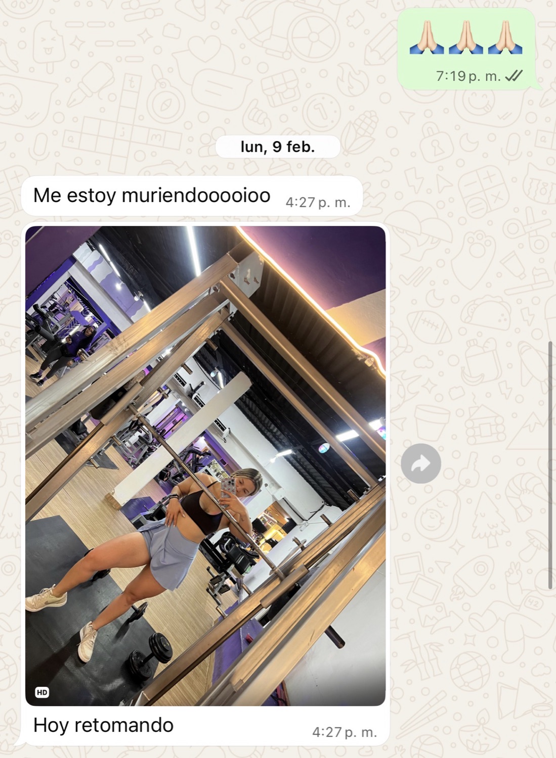 Valoración de un alumno MuscleFit