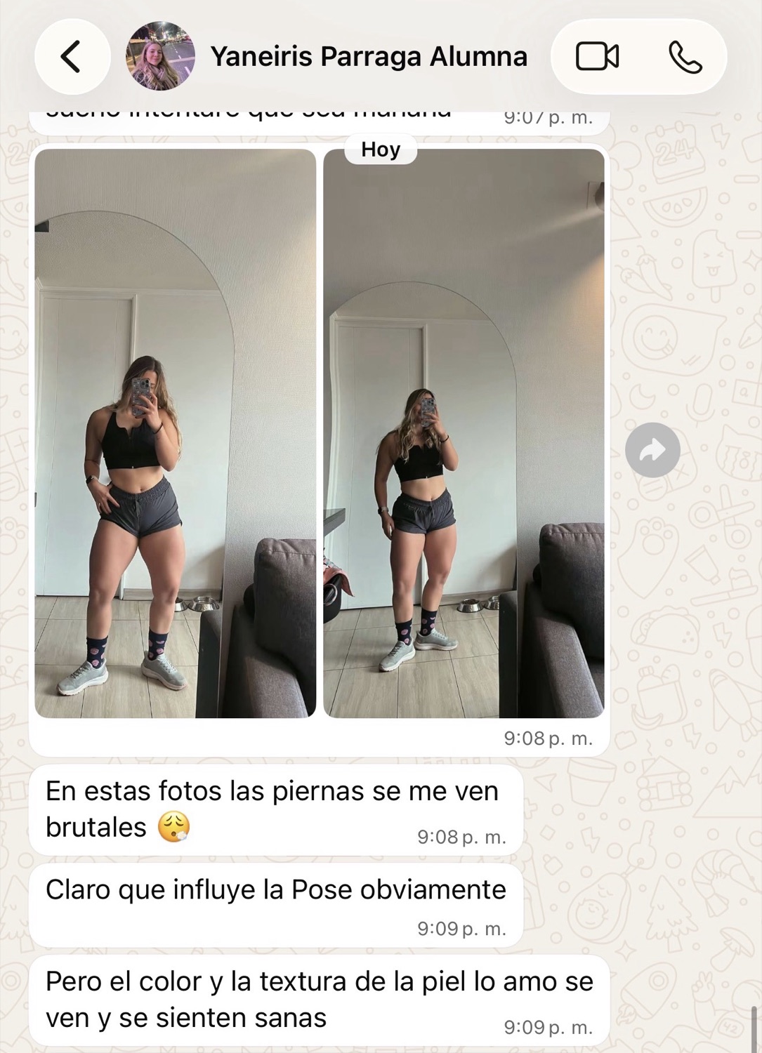 Valoración de un alumno MuscleFit